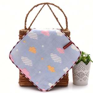 Cotton Baby Muslin Small Square <b>Towel</b> Cloths New <b>Large</b> Breathable Burping Cloths 6 Layers Newborn Bib for Boys Girls - Product Image 2