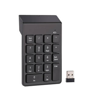 Großhandel Neue USB LED-Hintergrundbeleuchtete 18-Tasten Kabellose Mini-Zifferntastatur für Büro, <span class=keywords><strong>Computer</strong></span>, Gaming & Geschäftlich auf Lager - Product Image 1