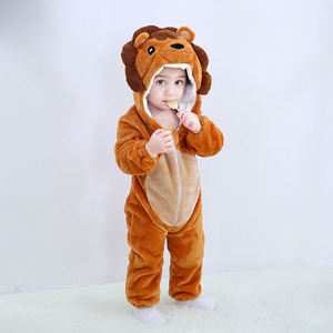 Pijama <span class=keywords><strong>de</strong></span> Franela con Capucha <span class=keywords><strong>de</strong></span> Animal <span class=keywords><strong>para</strong></span> Bebés, Disfraz <span class=keywords><strong>de</strong></span> León <span class=keywords><strong>para</strong></span> Dormir, <span class=keywords><strong>Traje</strong></span> <span class=keywords><strong>de</strong></span> Gateo <span class=keywords><strong>para</strong></span> Bebés, Pijama <span class=keywords><strong>de</strong></span> Animales Peludos - Product Image 3