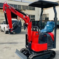 Mini-excavatrice Catapiller de 1 tonne fabriquée en Chine, fabricant d'excavatrices multi-usages, nouvelle excavatrice
