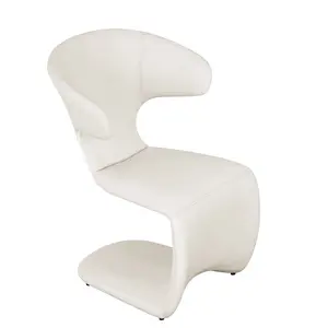 Hot Sale KirKasa Curved Back Dining Chairs Modern Design Legs Suitable For Dinner Room Kitchen
