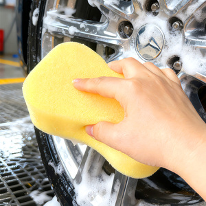 Bán buôn hình 8 rửa xe miếng bọt biển mật độ cao vật liệu và mạnh mẽ absorbency cho xe làm sạch miếng bọt biển Vải không có vết trầy xước - Product Image 3