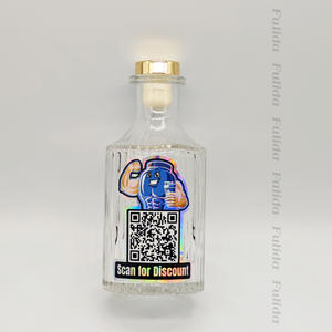 Autocollant 3D en vinyle hologramme Kawaii personnalisable logo brillant étiquette de chauve-souris de Cricket personnalisée feuille découpée en émail emballage de <span class=keywords><strong>code</strong></span> QR - Product Image 5