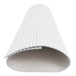 Bán chạy nhất linh hoạt màu trắng Primer 3D MDF rãnh Tấm tường/sóng tấm Tường - Product Image 2