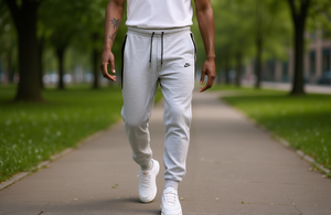 Pantalones Deportivos <span class=keywords><strong>Nike</strong></span> <span class=keywords><strong>Tech</strong></span> <span class=keywords><strong>Fleece</strong></span> para <span class=keywords><strong>Hombre</strong></span>, Color Gris, Cintura Elástica con Cordón, Franja Lateral, Pantalones de Otoño - Product Image 2