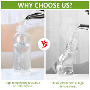 Botella de Plástico PET Redonda de 16 oz/12 oz, Transparente, Libre de BPA, Personalizable, para Llenado de Jugos y Bebidas - Product Image 2