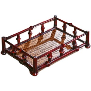 Bamboo <b>Tea</b> <b>Tray</b> Lacquered Composite Chinese Antique Style Storage <b>Tray</b> For <b>Tea</b> Set Serving Scholar Use - Product Image 5