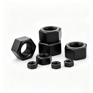Black Oxide Hex Nuts High Strength Carbon Steel Furniture <b>Fasteners</b> for Export - Product Image 1