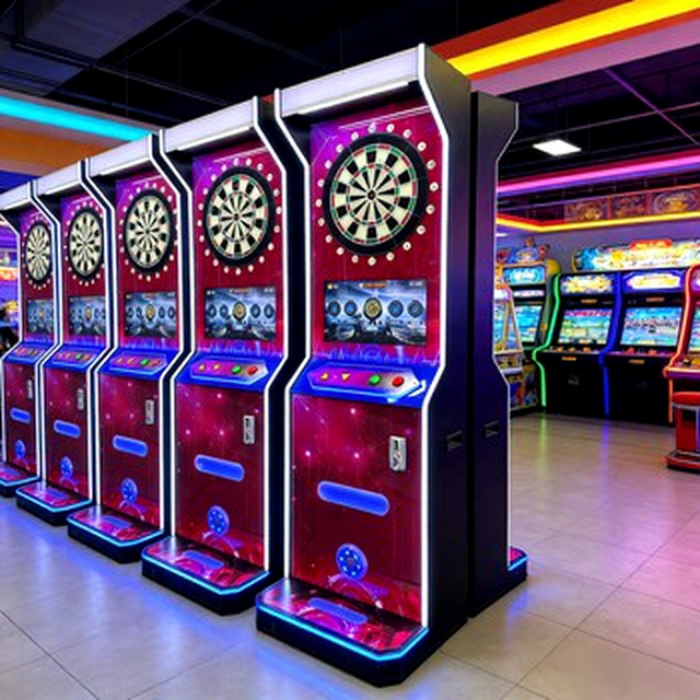 Commercial Coin Operated Arcade Game Machine English Support Metal Tempered Glass Construction 1 Year Warranty for Entertainment