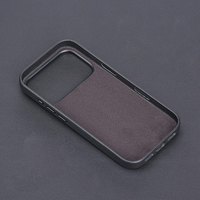 Funda Magnética de Cuero Genuino Napa de Lujo con Logotipo Personalizado y Protección Total para iPhone 18 17 16 15 14 13 Pro Pro Max