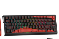 Clavier de jeu sans fil programmable X68PRO RGB rétroéclairé 2,4 GHz avec axe magnétique à effet Hall et moule exclusif