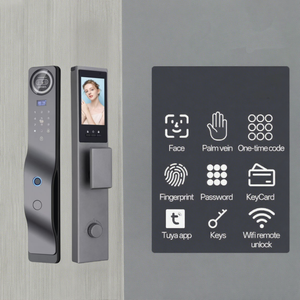 Tuya wifi thông minh vân tay khóa cửa an ninh kỹ thuật số điện điện tử xử lý cho cửa gỗ inteligentes phím - Product Image 5