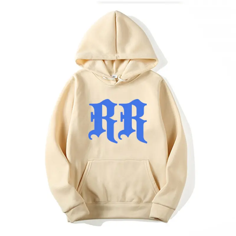 High Quality Puff Print Custom Logo Hoodie Vintage Streetwear Hoodie Luxury Cotton Plain Hoodies