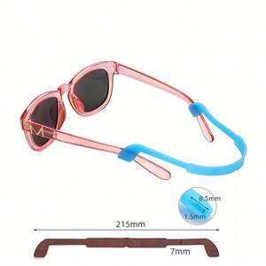 Sangle en silicone en gros pour lunettes d'enfants, cordon de maintien pour lunettes de soleil, support pour lunettes de sport pour enfants - Product Image 6