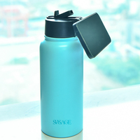 Logotipo personalizado reutilizable impreso botella de agua de acero inoxidable aislado isotérmica Metal vaso térmico taza para beber con tapa magnética