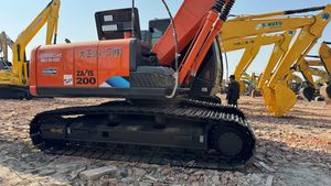 HITACHI เครื่องขุด ZX200มือสอง20ตันอุปกรณ์หนัก - Product Image 2