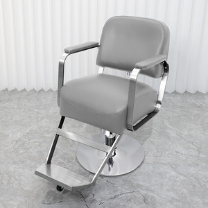 Sillón de Barbería Nórdico de Lujo, Moderno y Minimalista, Silla de Peluquería Hidráulica Profesional para Salón de Belleza de Alta Gama - Product Image 4
