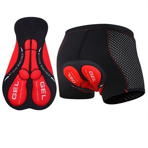 Pantaloncini e Slip da Ciclismo Traspiranti Unisex con Imbottitura in Gel Antiurto per <span class=keywords><strong>MTB</strong></span> e Bici da Strada, Taglie S-3XL, Materiale in Poliestere - Product Image 2