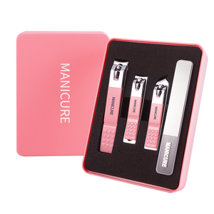 Ensemble de 4 <span class=keywords><strong>coupe</strong></span>-<span class=keywords><strong>ongles</strong></span> professionnel en acier inoxydable de qualité supérieure pour pédicure et manucure. - Product Image 1