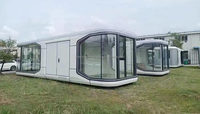Maisons préfabriquées Parc extérieur Mobile Homestay Space Capsule House Maisons en conteneur Luxe Moderne