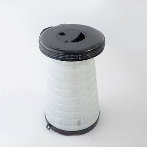 Silla Plegable de Plástico para Exteriores, Taburete Retráctil Portátil, Silla de Pesca Ajustable, Taburete de Camping - Product Image 1