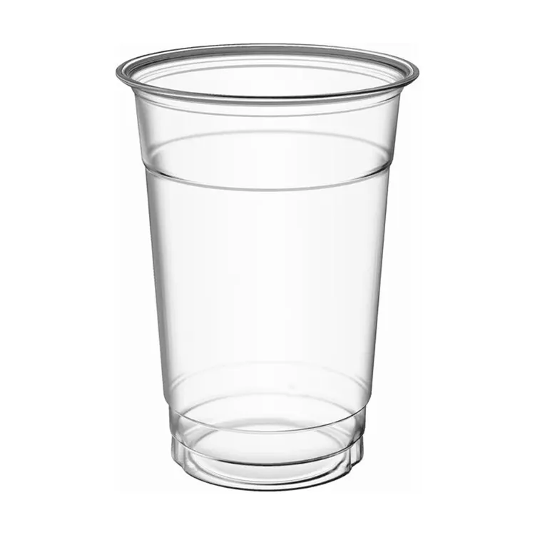 Wegwerp Plastic Bekers Voor Koude Dranken 8Oz 9Oz 10Oz 12Oz 20Oz 24Oz 16Oz Maten Voor Feestgebruik Met Aangepaste Logo-Opdruk