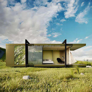 Casa de cápsula espacial de cristal moderna, cápsula prefabricada de resort de playa con vista panorámica, cápsula de glamping de lujo para turismo y hostelería - Product Image 6