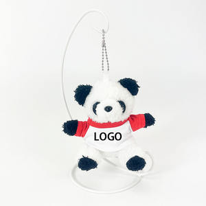 Kleidungspanda Plüschpuppe Plüschtier Schlüsselanhänger Puppenhalter mit Logodruck-Funktion - Product Image 4