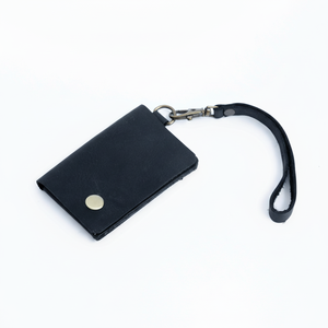 Classic <b>Design</b> RABADA Genuine Leather <b>Card</b> Holder with Snap Closure 4x3 Inches Men's High Quality <b>Business</b> Pocket Wallet Logo - Product Image 1