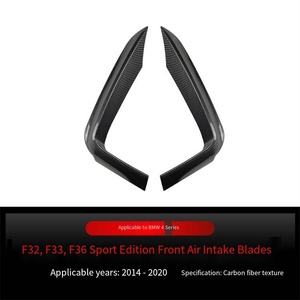 Veidt Adatto per <span class=keywords><strong>BMW</strong></span> Serie 4 F32 F33 <span class=keywords><strong>F36</strong></span> M Sport 2014-2020 <span class=keywords><strong>Spoiler</strong></span> per Presa d'Aria Anteriore Adesivo Auto Modifica - Product Image 6