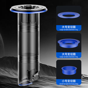 Hytlxlkuwqrktt Siphon de sol cylindrique anti-odeur 84 mm à compression, installation facile, pour salle de bain - Product Image 2