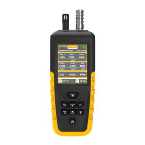 เครื่องตรวจวัดคุณภาพอากาศ HZ-8109 PM1/PM2.5/PM10/CO2/TVOC/HCHO - Product Image 2