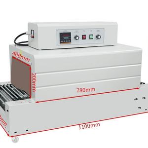 Machine de rétraction de film thermique pour canettes alimentaires et de boissons, PET, PP, POF, rétracteur infrarouge, chauffage électrique automatique, boîtier en bois - Product Image 4