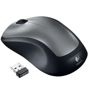 LogitechM320ワイヤレスマウスコンピューターノートブックデスクトップUSBOfficeポータブルグレーマウス