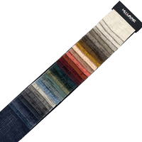 Tissu Jacquard Chenille 100% Polyester Antistatique Teint Uni Poids Moyen pour Tapisserie, Rideaux et Canapés Textiles de Maison