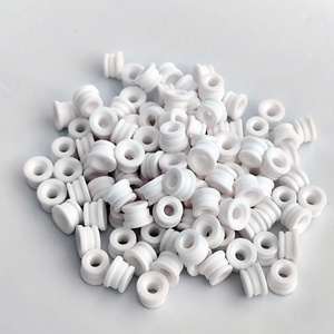 Ojal textil blanco de cerámica de alúmina 95% y hilo de cerámica-Guía de hilo piezas de cerámica - Product Image 1
