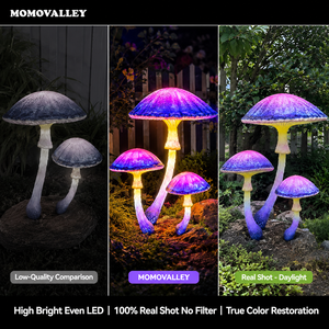 Estatua de Hongo Gigante con Luces LED de Momovalley Outdoors para Parques, Áreas de Juego, Eventos Municipales, Iluminación Decorativa para Fiestas - Product Image 4