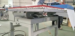 เสื้อยืดพิมพ์ลายอัตโนมัติ16x20นิ้ว40X50ซม. เครื่องอัดความร้อนแบบนิวเมติกสำหรับใช้เสื้อผ้า - Product Image 3