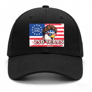 Casquette de baseball brodée Aigle cool, 250e anniversaire des États-Unis 1776-2026, chapeau commémoratif 250 ans pour hommes et femmes - Product Image 2