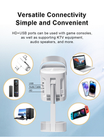 Meilleure vente support Portable projecteur jeu vidéo haut-parleurs HD 1080P Smart Android 13 système interactif 3D film LCD projecteur