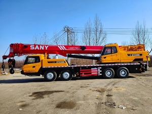 รถเครนติดตั้งบนรถบรรทุก Stc800ของ Sany 80-90ตันการสูญเสียพลังงานต่ำเกียร์ปั๊มเครื่องยนต์ Hangfa ส่วนประกอบหลัก45เมตรยกสูง - Product Image 4