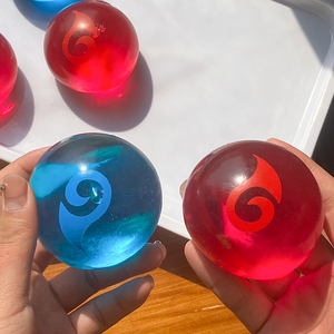 Nuevo Juguete Antiestrés de Maltosa de 4 cm, Juguete Chino de Espíritu Mágico, Pelota Blanda de TPR para Niños y Adultos, Regalo para Aliviar el Estrés y la Descompresión - Product Image 1