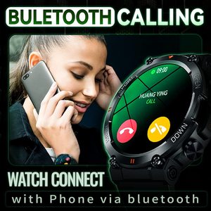 Montre connectée EDS K56 Pro avec appels Bluetooth, écran HD 1,39 pouces 360x360, montre de fitness, batterie 400 mAh, fréquence cardiaque, podomètre, calories pour iOS et Android - Product Image 4