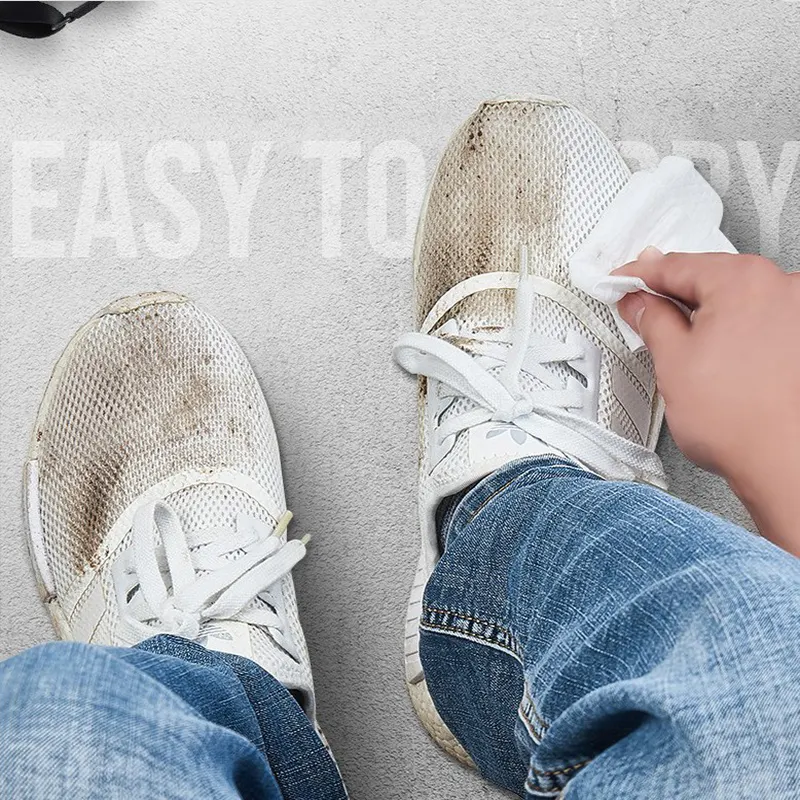 Aangepaste Snelle Doekjes Voor Schoenen Sneaker Magic Doekjes Schoen Schoonmaken Doekjes Ultieme Lederen Reiniging