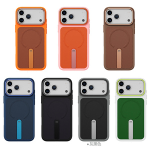 Techwoven เคสมือถือโลหะแม่เหล็กแท้สำหรับ iPhone 17 16 15 14 PRO MAX มีพื้นผิวผ้าเคสด้านหลัง - Product Image 3