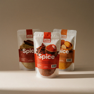 Özel plastik torba ayakta duran torba koku geçirmez tohum gıda alüminyum folyo aperatif gıda ambalaj Mylar baharat çanta - Product Image 3