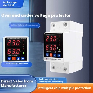Hiển thị kép hộ gia đình 220V ổn định tự phục hồi quá áp/dưới Điện áp bảo vệ chuyển đổi điều chỉnh điện áp hiện tại - Product Image 2