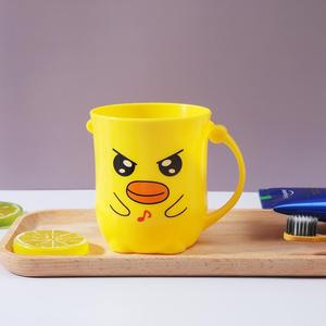 Gobelet à brosse à dents en forme de canard jaune, matériau PP épaissi, résistant aux chutes, pour usage domestique, pour enfants et famille - Product Image 3