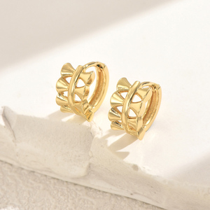 Venta al por mayor de lujo de moda Simple patrón de cobre Stud pendientes perfecto regalo de aniversario para las mujeres circón joyería de moda - Product Image 3