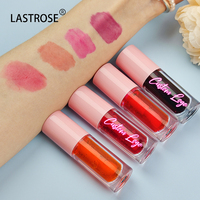Min Teinte végétalienne de longue durée pour les lèvres et les joues Saveur de fruits imperméable à base de minéraux Tube rose hydratant Taille de voyage